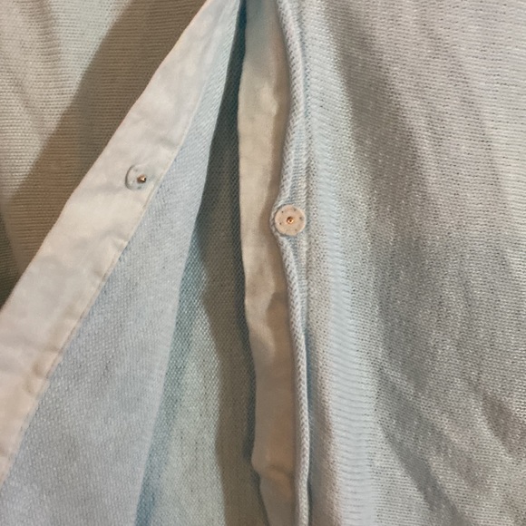 Beautiful Sweater by Talbots petite extra-large sweater blue Used ones - Picture 4 of 5